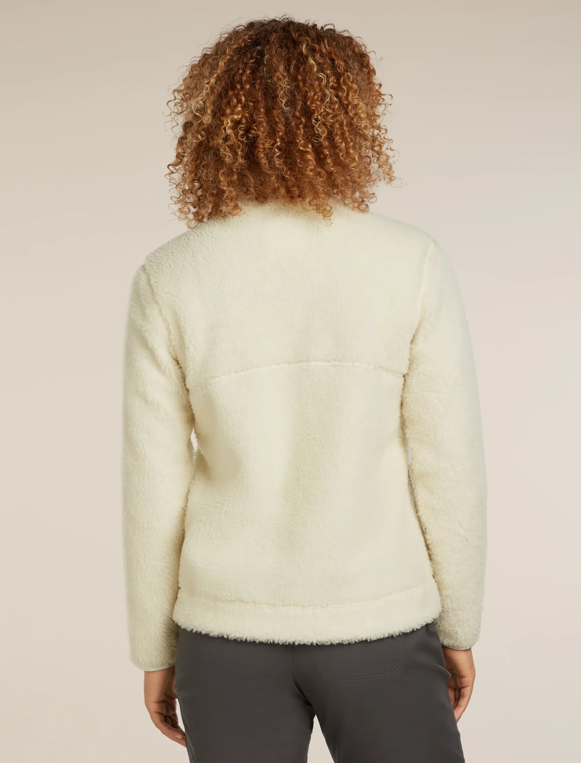 960 High Pile Jacke mit Reißverschluss