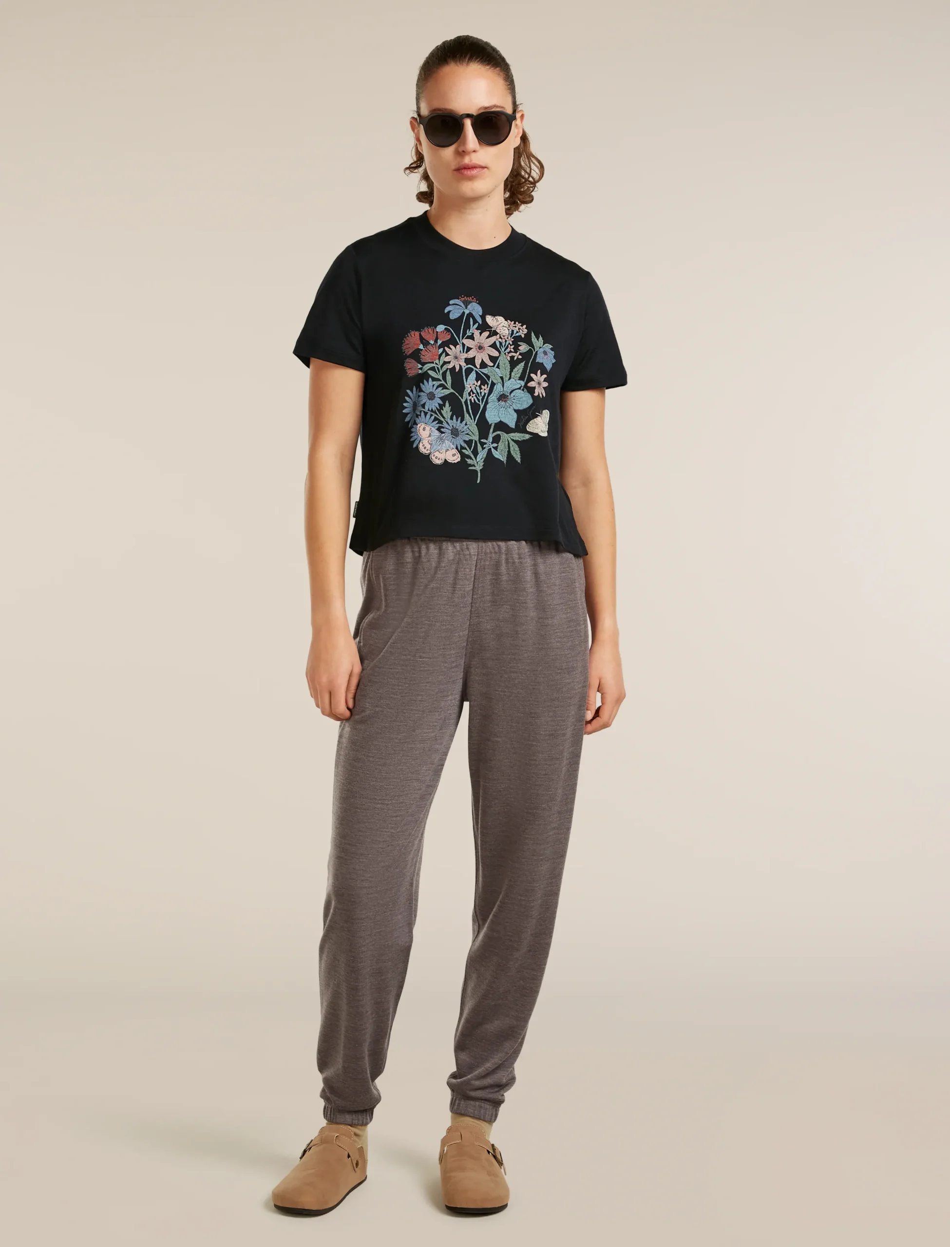 150 Tech Lite Crop T-Shirt Nz Flora
