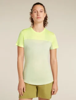 125 Cool-Lite™ Merino Blend Sphere T-Shirt Colour Block Damen