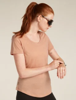 125 Cool-Lite™ Merino Blend Sphere T-Shirt mit U-Ausschnitt Damen