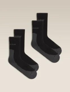 Men Hike+ Crew-Socken 2er-Pack