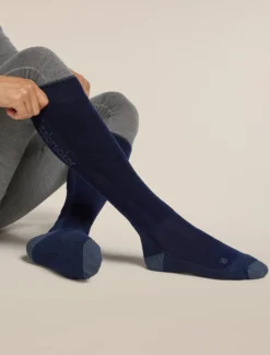 Men Ski+ Kniehohe Socken