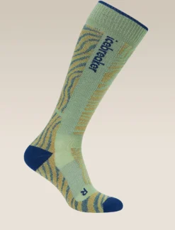 Men Ski+ Kniehohe Socken Mountain Contour