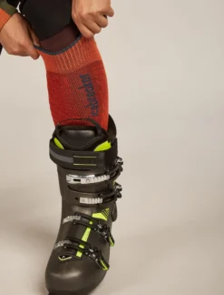 Men Ski+ Kniehohe Socken Mountain Contour