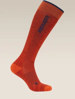 Men Ski+ Kniehohe Socken Mountain Contour