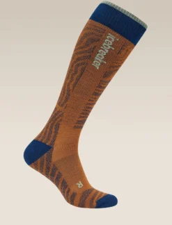 Men Ski+ Kniehohe Socken Mountain Contour