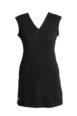 Merino 200 Granary Ärmelloses Kleid mit V-Ausschnitt Damen