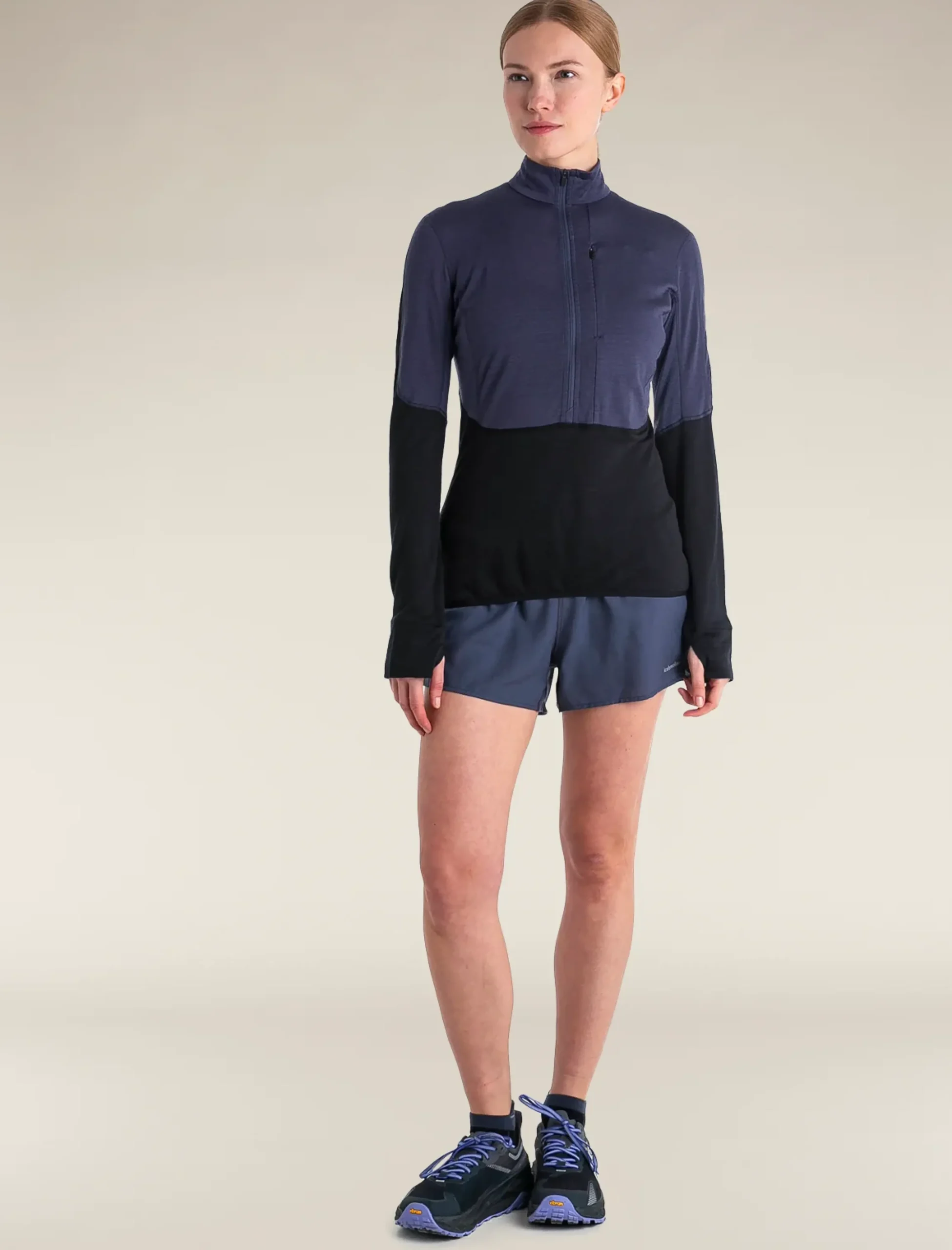 Merino Blend 200 Realfleece™ Descender Half-Zip-Oberteil Herren