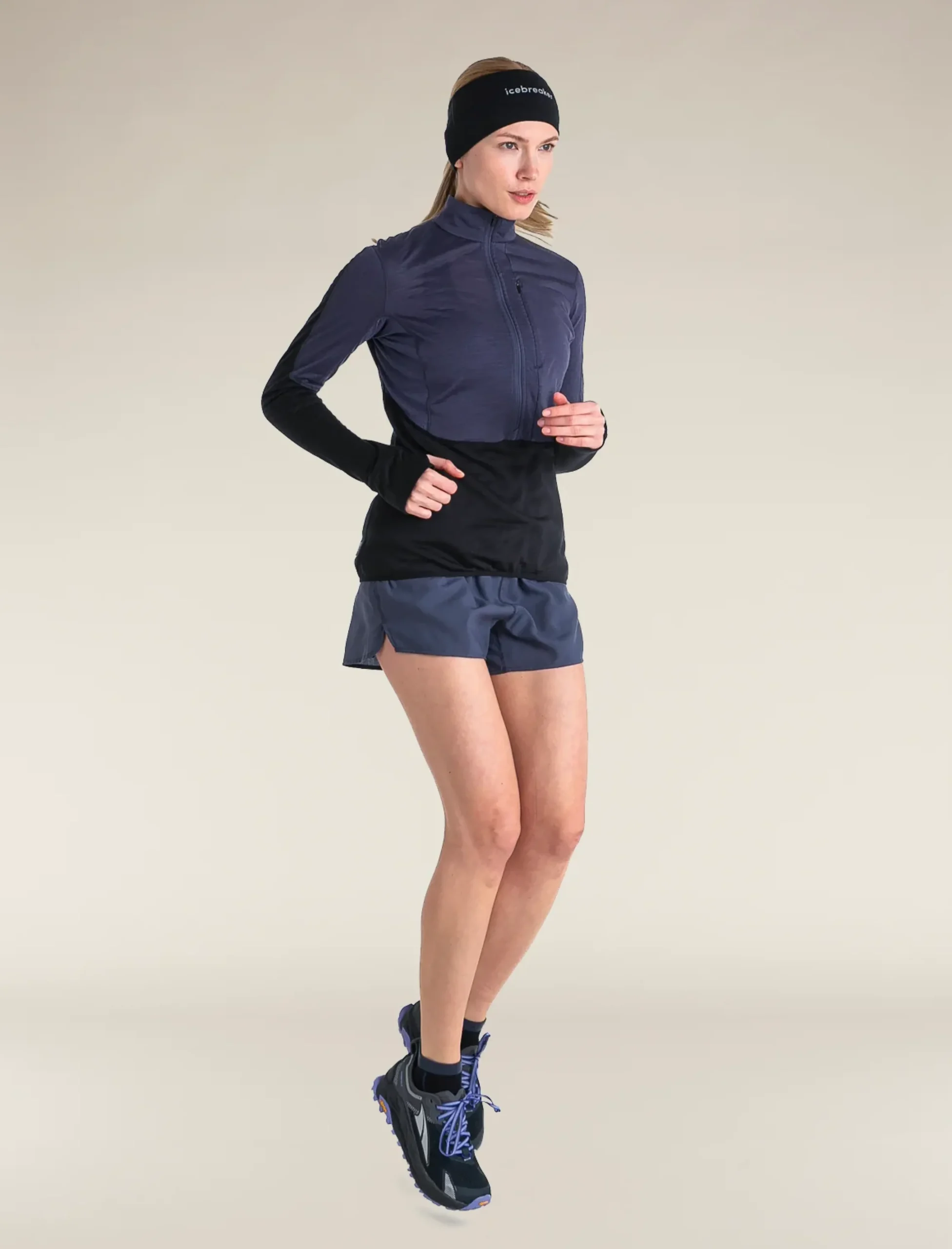 Merino Blend 200 Realfleece™ Descender Half-Zip-Oberteil Herren
