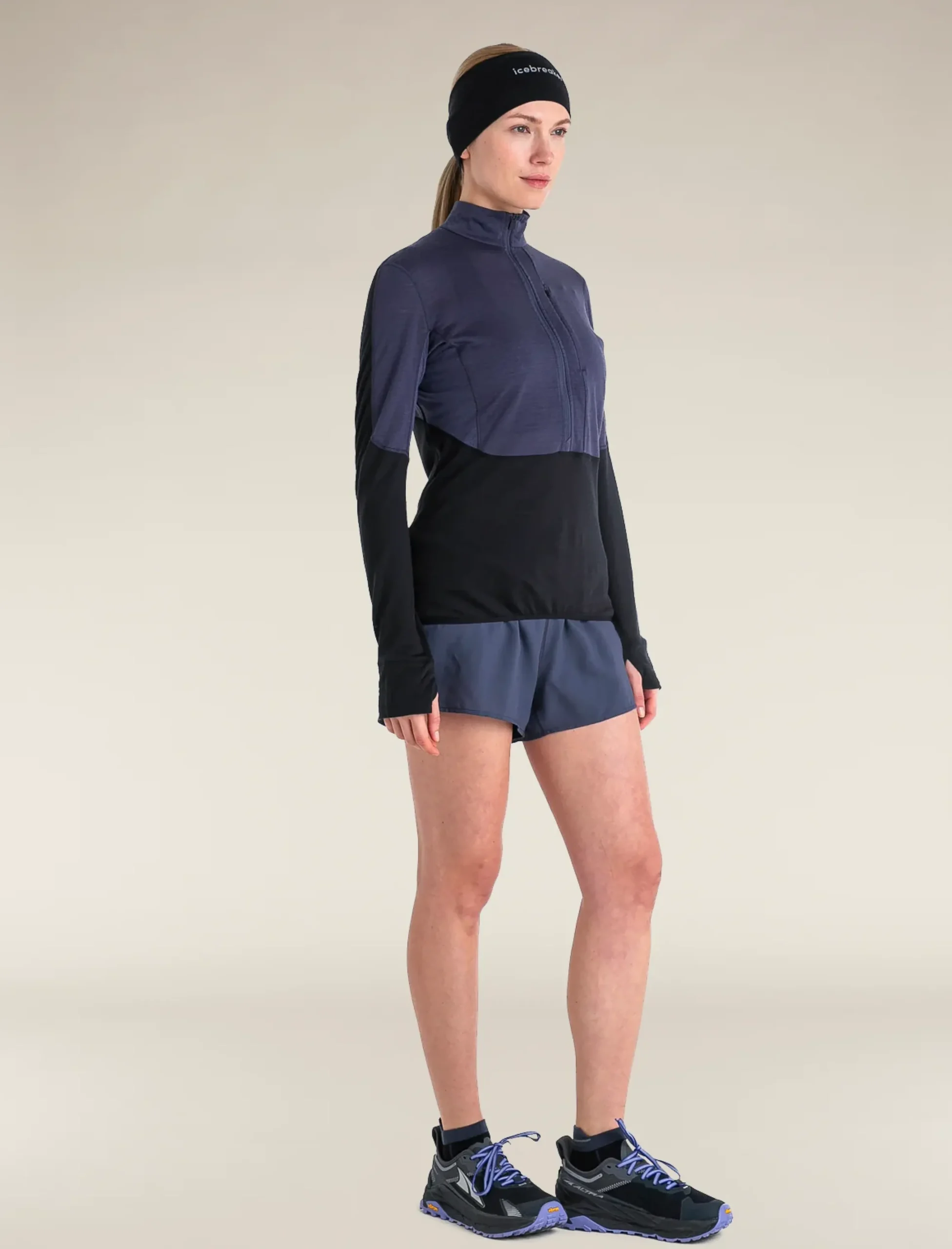 Merino Blend 200 Realfleece™ Descender Half-Zip-Oberteil Herren