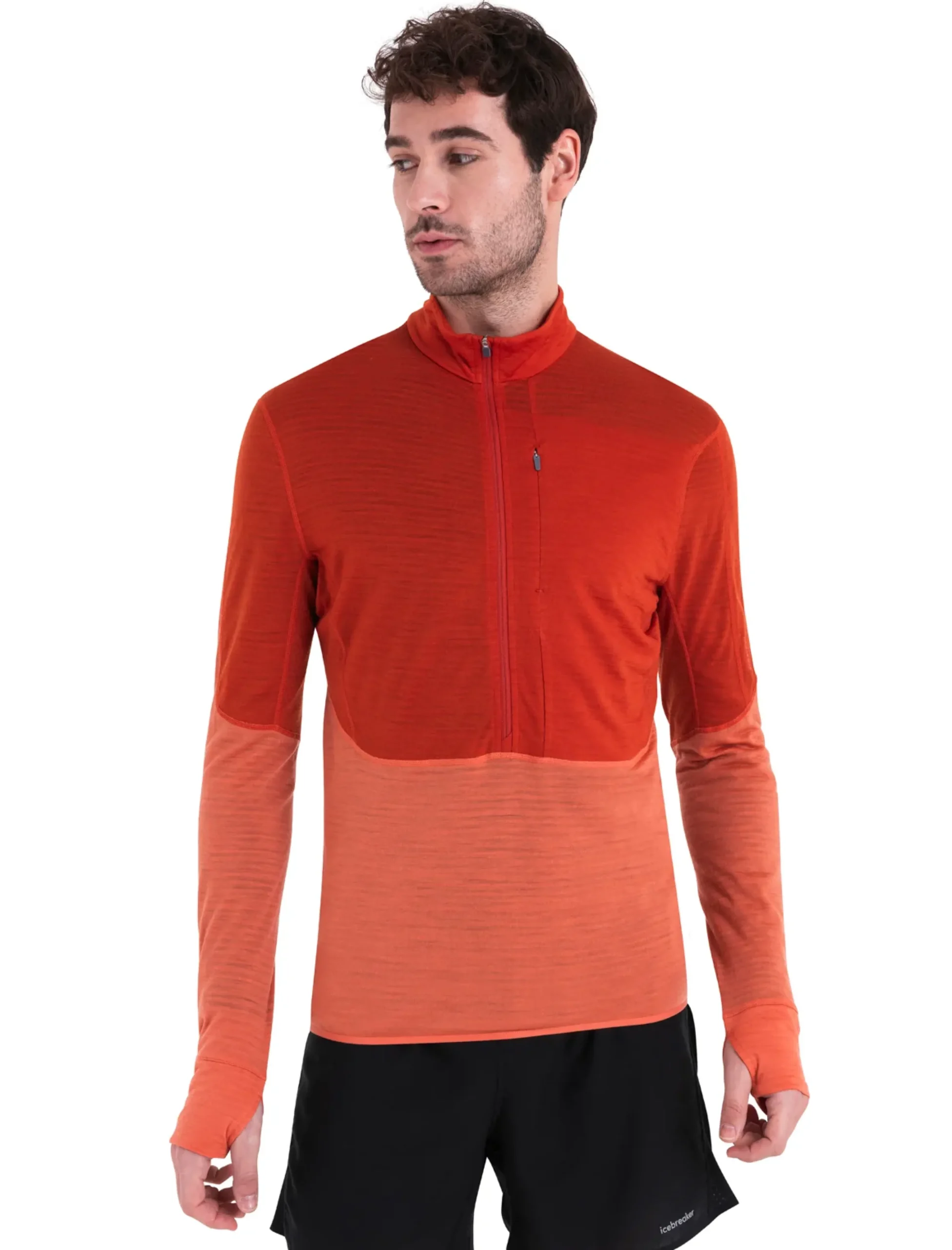 Merino Blend 200 Realfleece™ Descender Half-Zip-Oberteil Herren