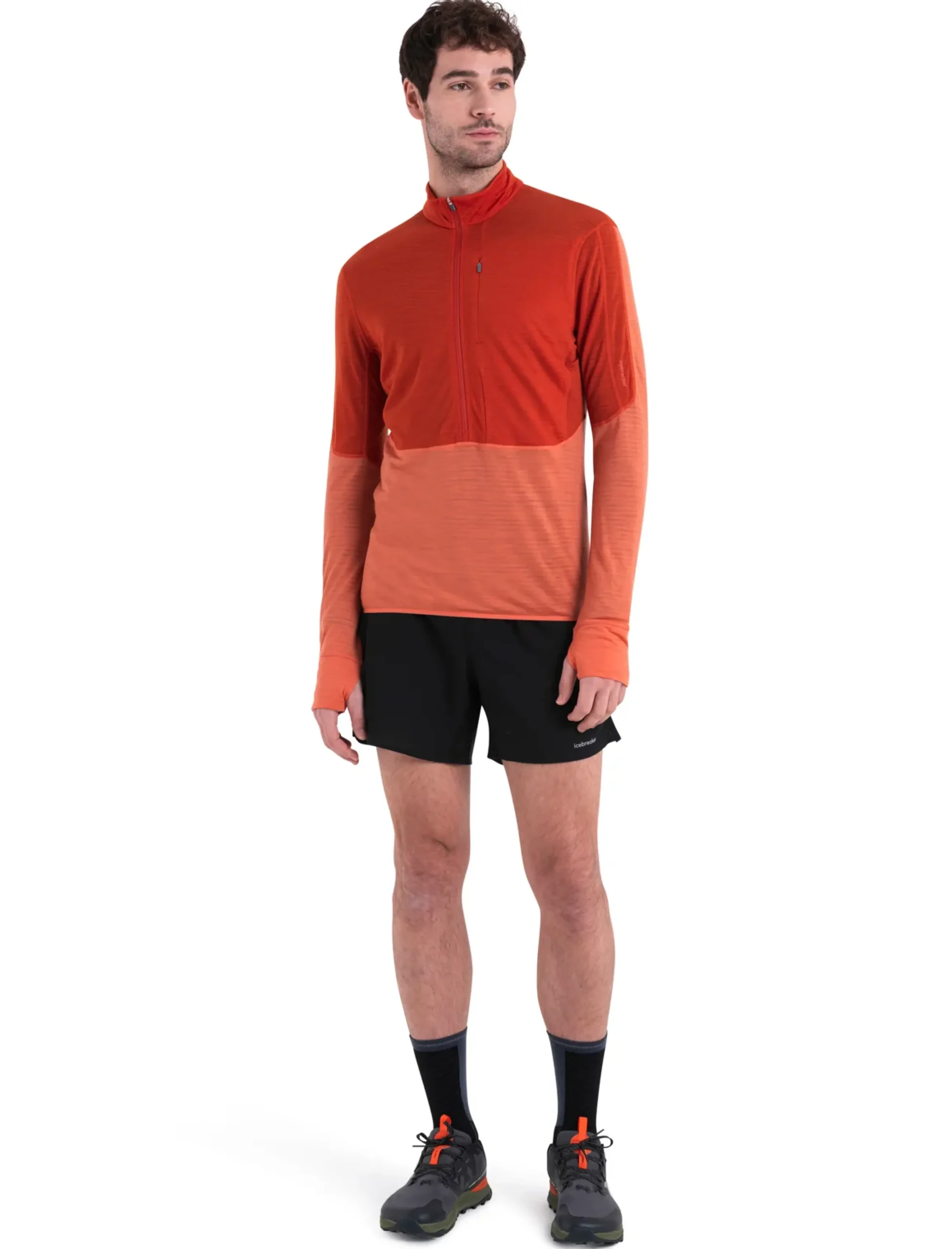 Merino Blend 200 Realfleece™ Descender Half-Zip-Oberteil Herren