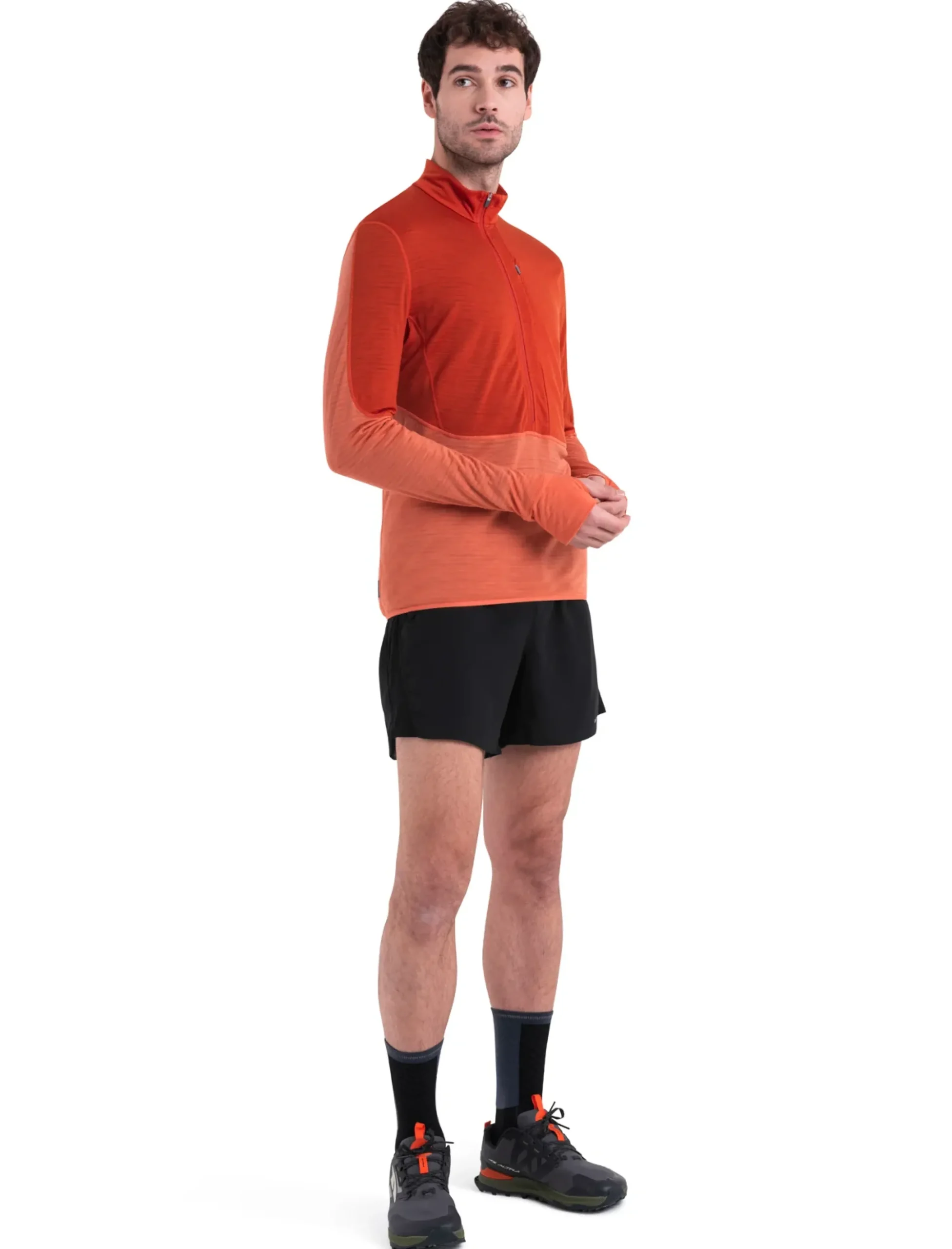 Merino Blend 200 Realfleece™ Descender Half-Zip-Oberteil Herren