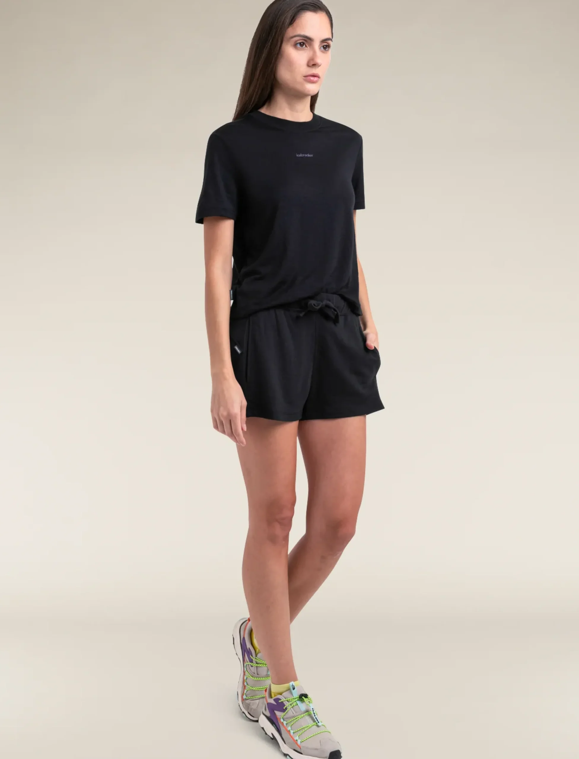 Merino Blend Crush II Shorts Damen