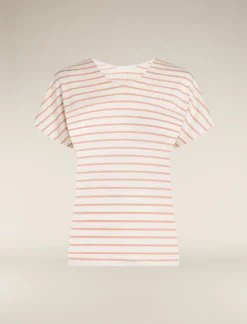 Merino Blend Drayden Reversible T-Shirt Stripe Damen