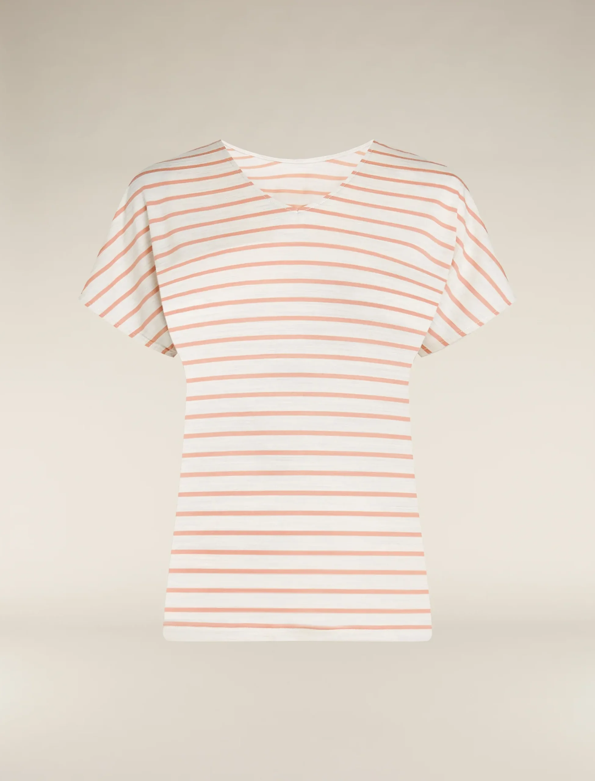 Merino Blend Drayden Reversible T-Shirt Stripe Damen