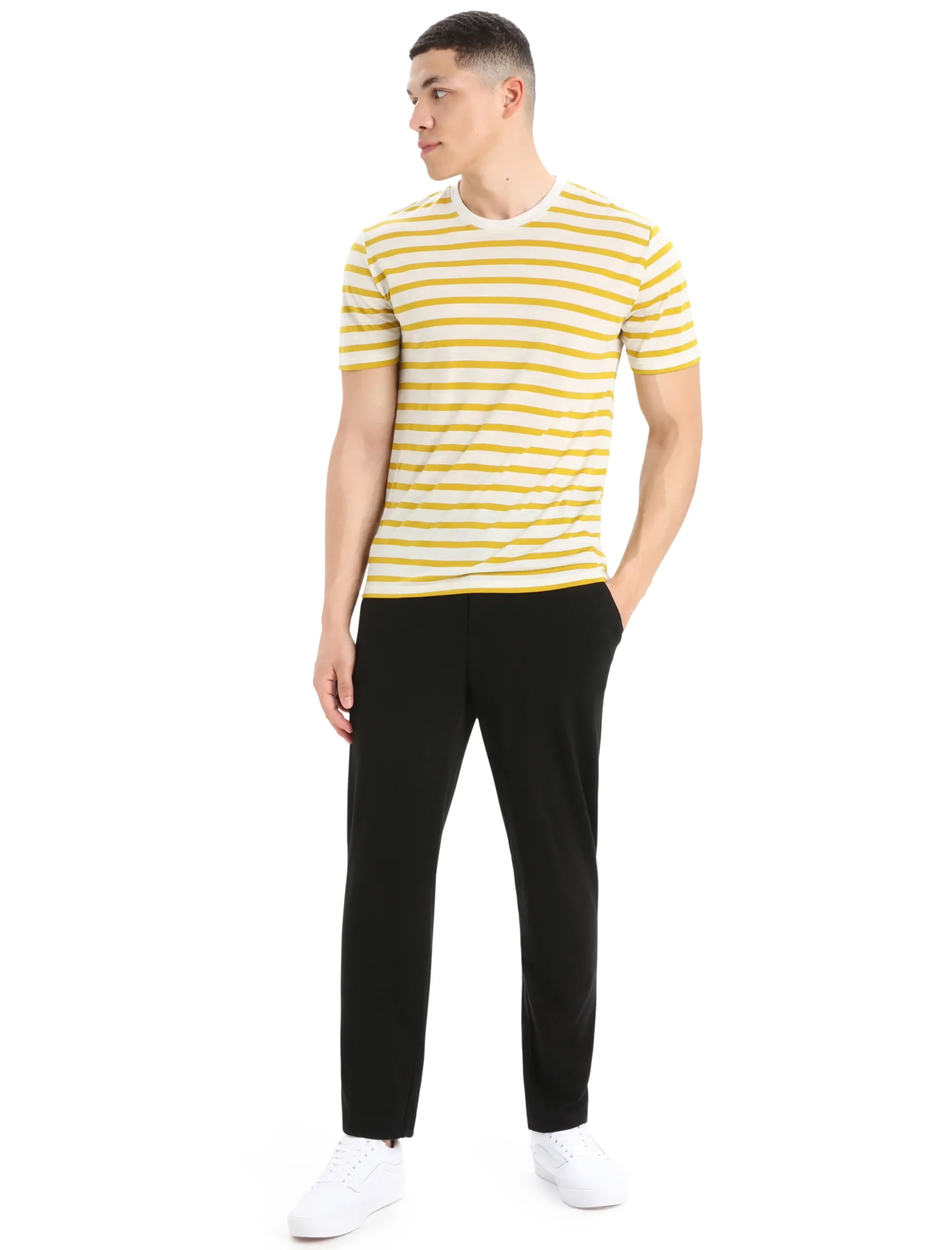 Merino Drayden T-Shirt Stripe Herren