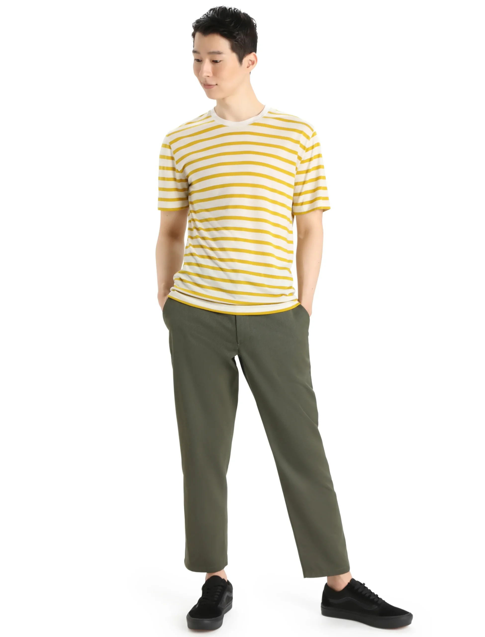 Merino Drayden T-Shirt Stripe Herren
