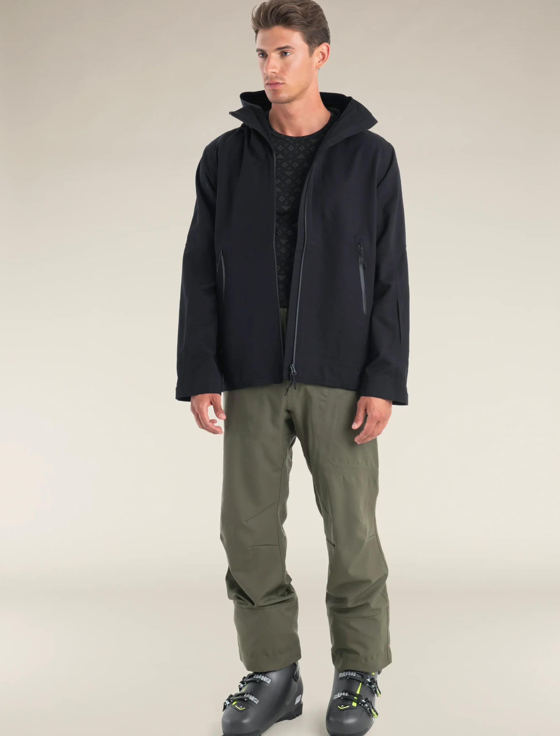 Merino Shell+™ Peak Kapuzenjacke Herren