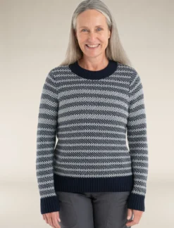 Merino Waypoint Rundhalspullover Damen
