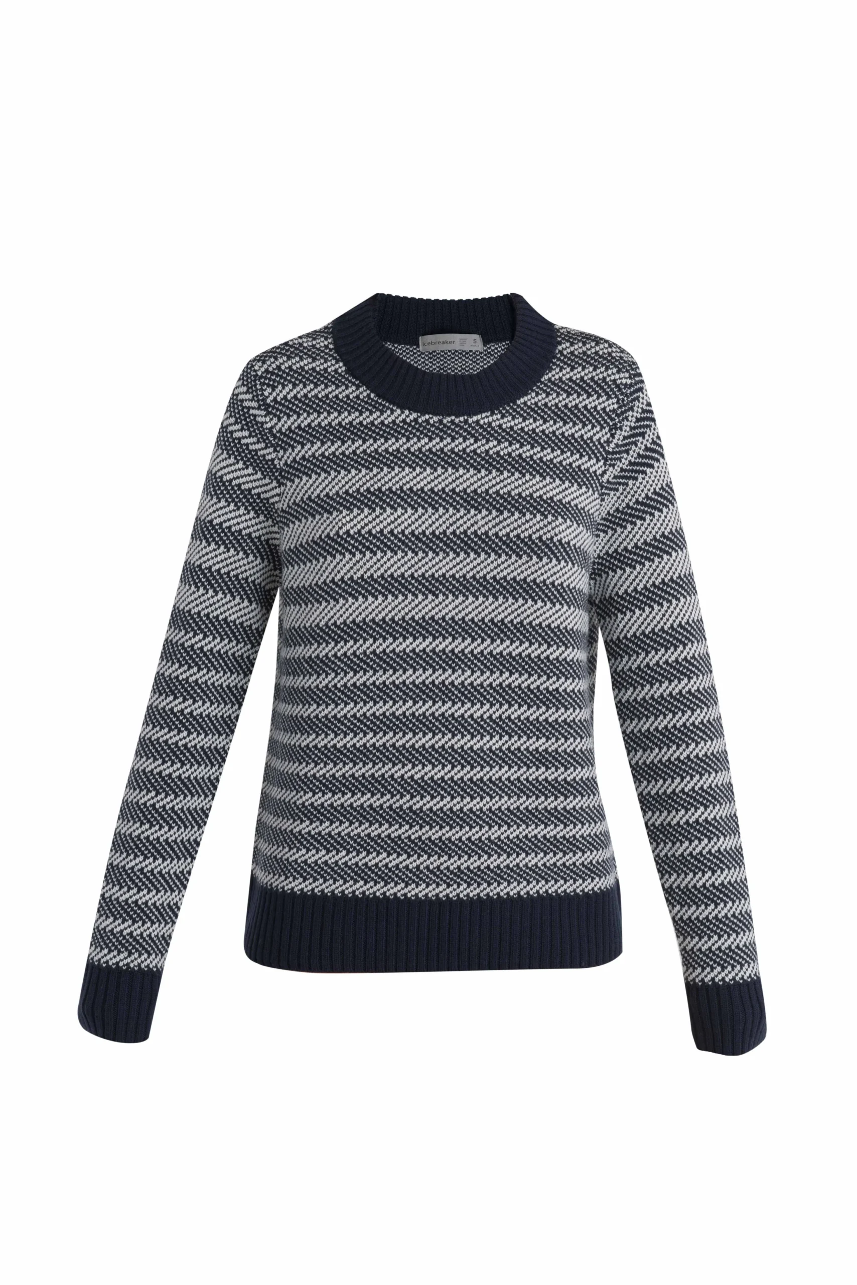 Merino Waypoint Rundhalspullover Damen