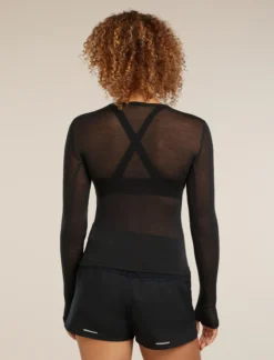 Merinomix 75 Cool-Lite™ Featherlight™ Thermo-Langarmshirt mit Rundhalsausschnitt Damen