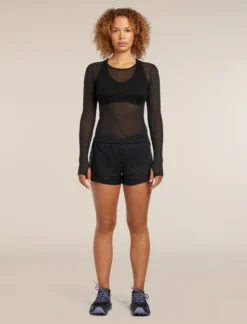 Merinomix 75 Cool-Lite™ Featherlight™ Thermo-Langarmshirt mit Rundhalsausschnitt Damen
