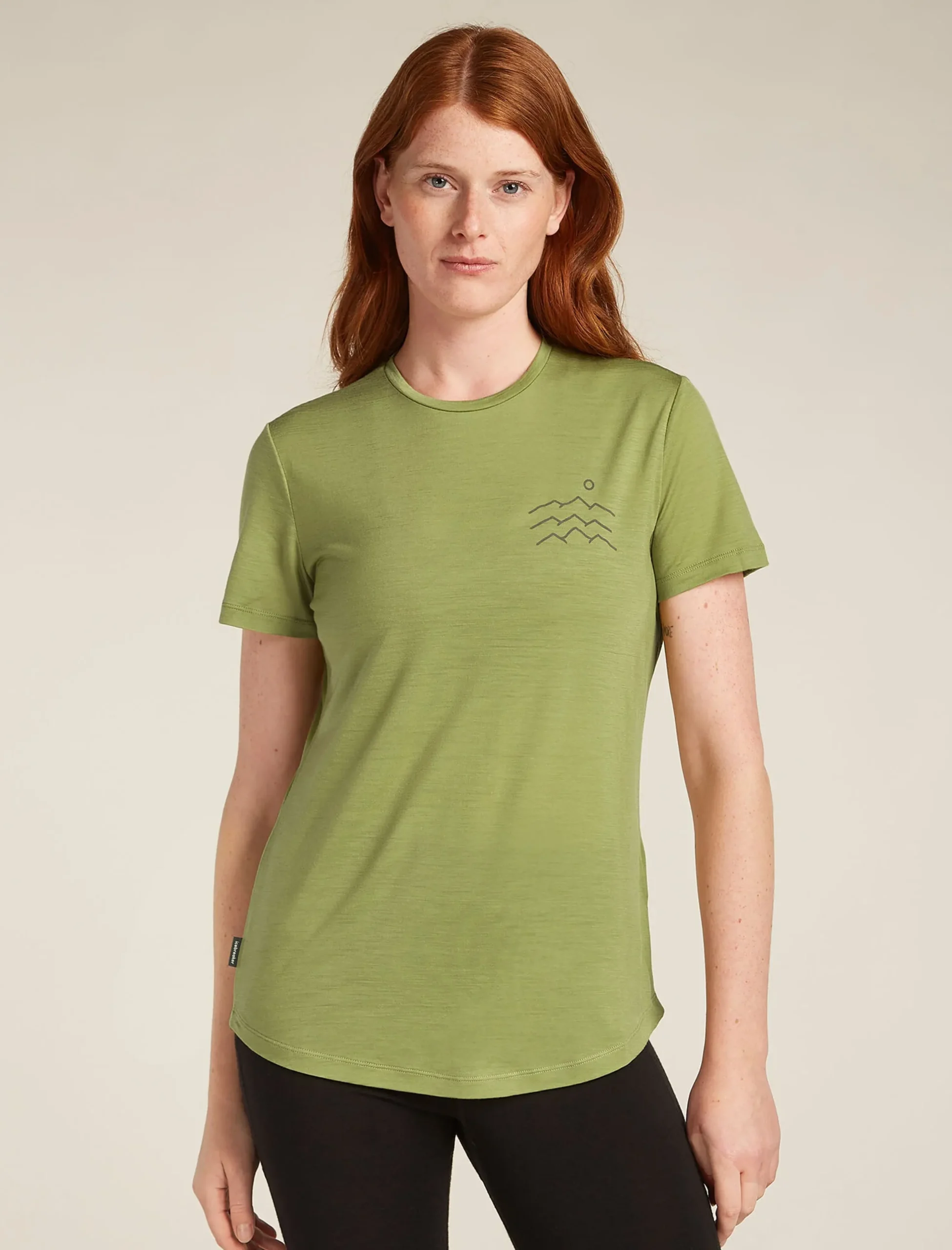 Merinomix 125 Cool-Lite™ Sphere Kurzarm T-Shirt Across the Peaks Damen