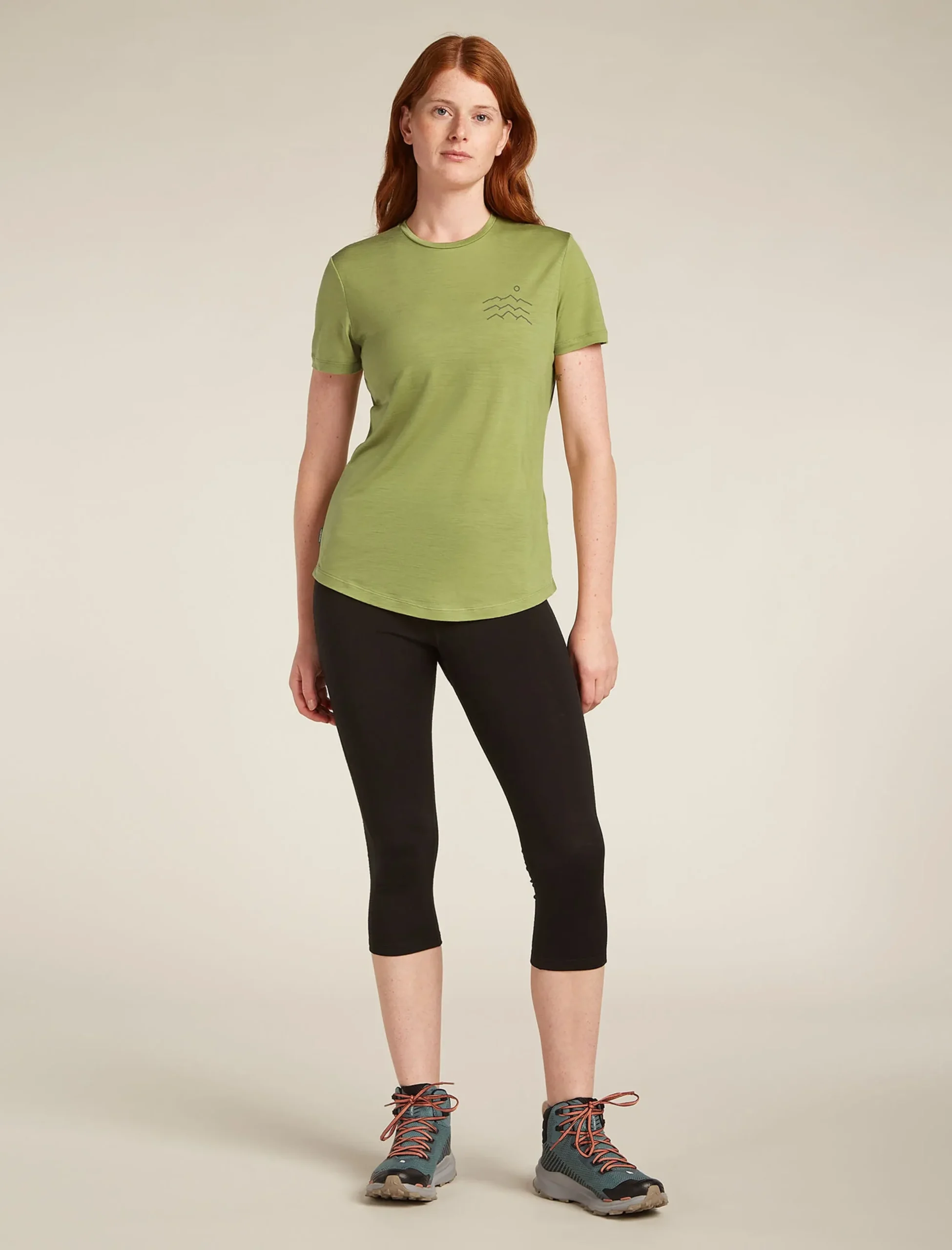 Merinomix 125 Cool-Lite™ Sphere Kurzarm T-Shirt Across the Peaks Damen
