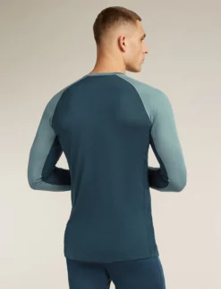 Merinomix 125 ZoneKnit™ Thermo-Langarmshirt mit Rundhalsausschnitt Herren