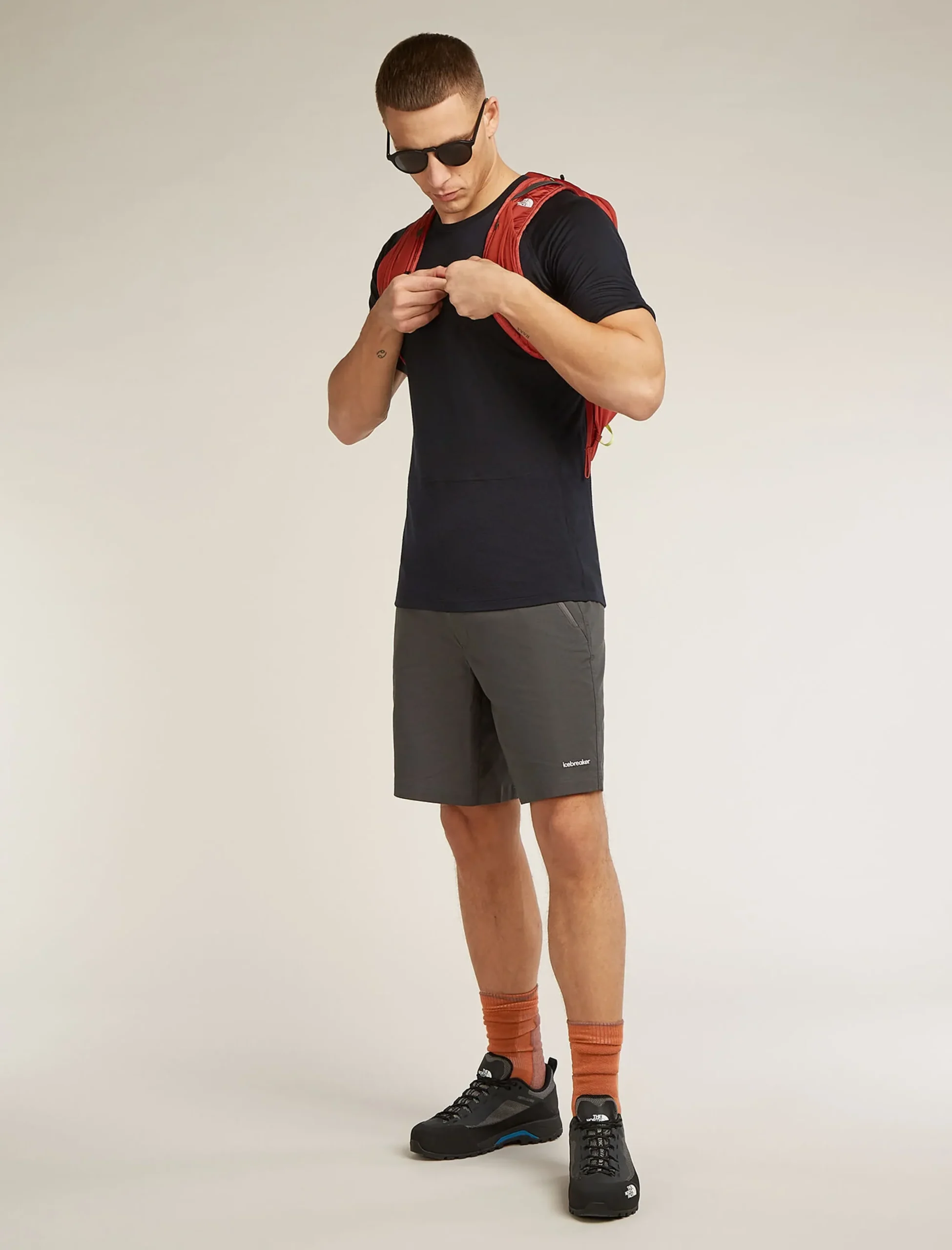 Merinomix 125 ZoneKnit™ Thermo-Kurzarmshirt mit Rundhalsausschnitt Herren