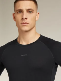 Merinomix 125 ZoneKnit™ Thermo-Kurzarmshirt mit Rundhalsausschnitt Herren