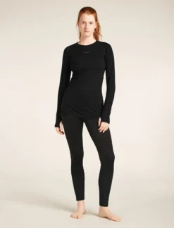 Merinomix 125 ZoneKnit™ Thermo-Langarmshirt mit Rundhalsausschnitt Damen