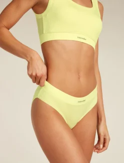 Merinomix Gerippter Lotus Hipster Damen