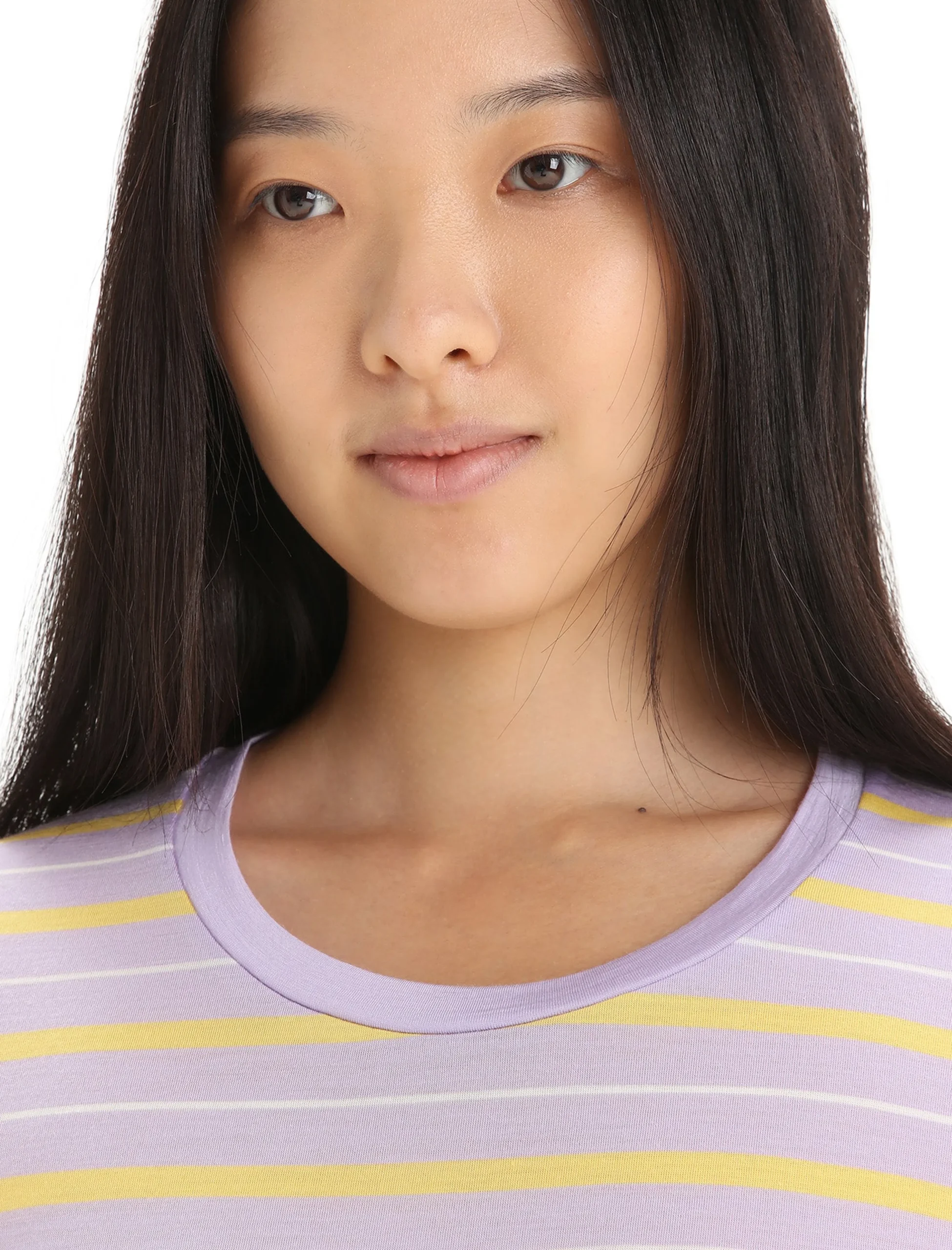 Merinomix Wave T-Shirt Stripe Damen