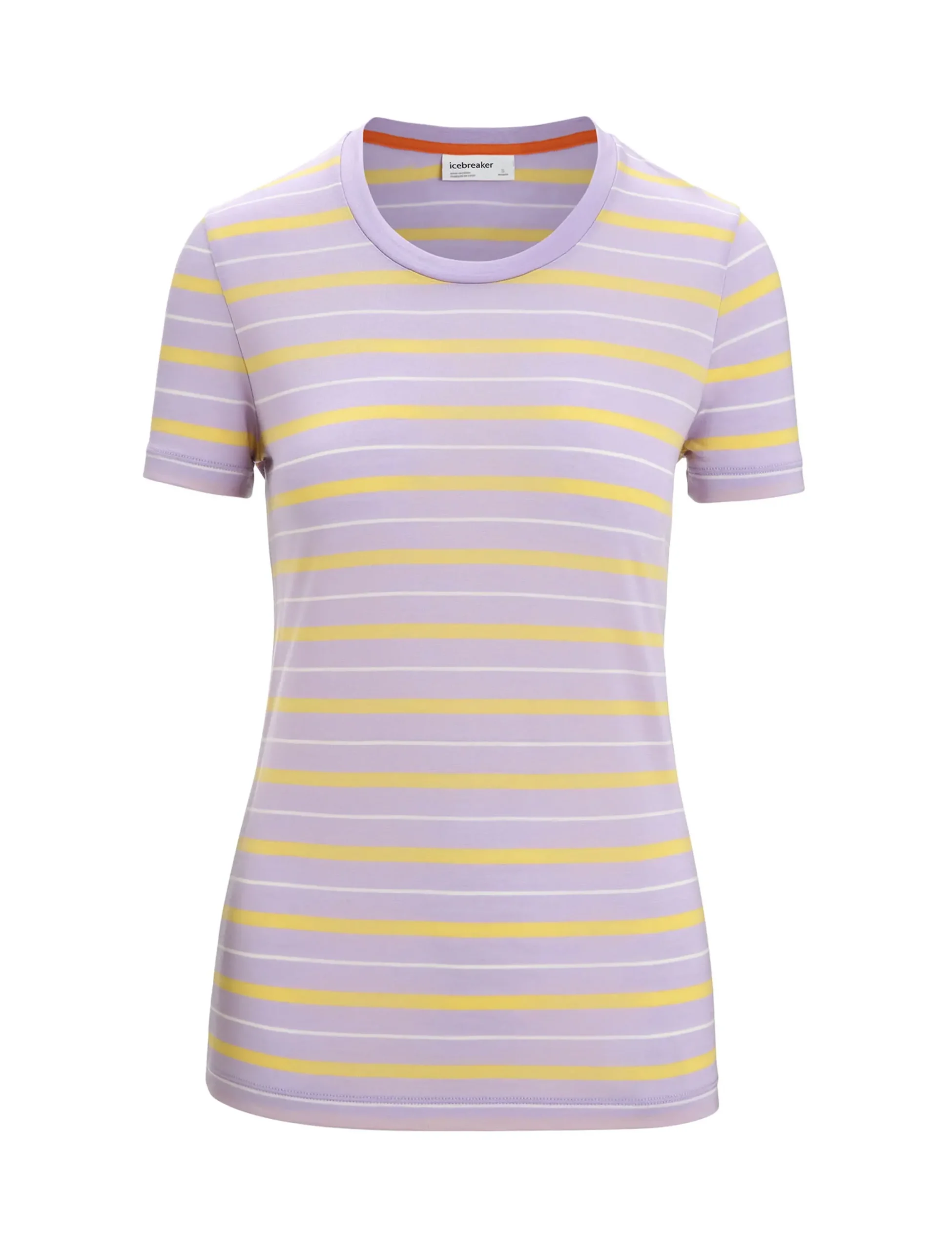 Merinomix Wave T-Shirt Stripe Damen