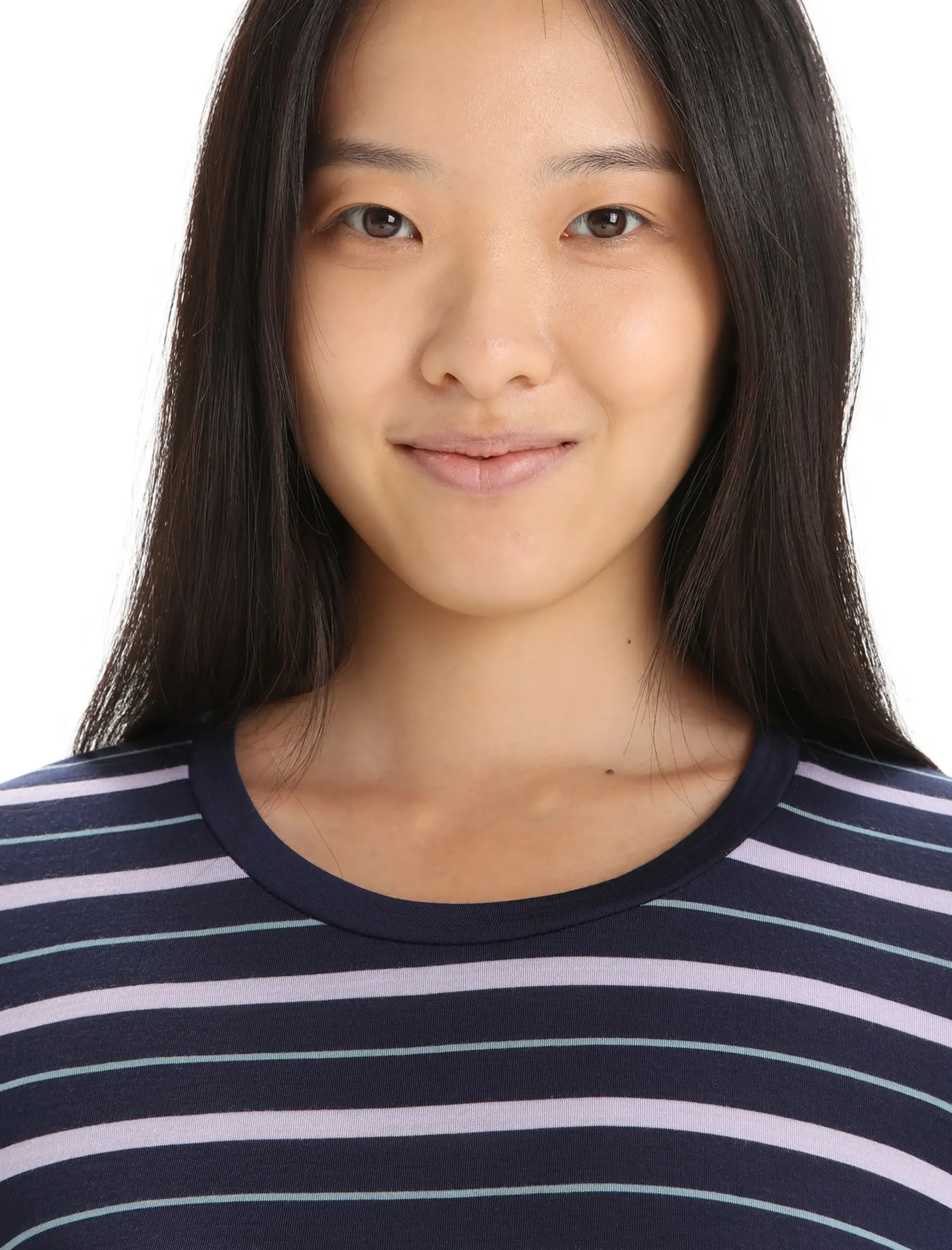 Merinomix Wave T-Shirt Stripe Damen