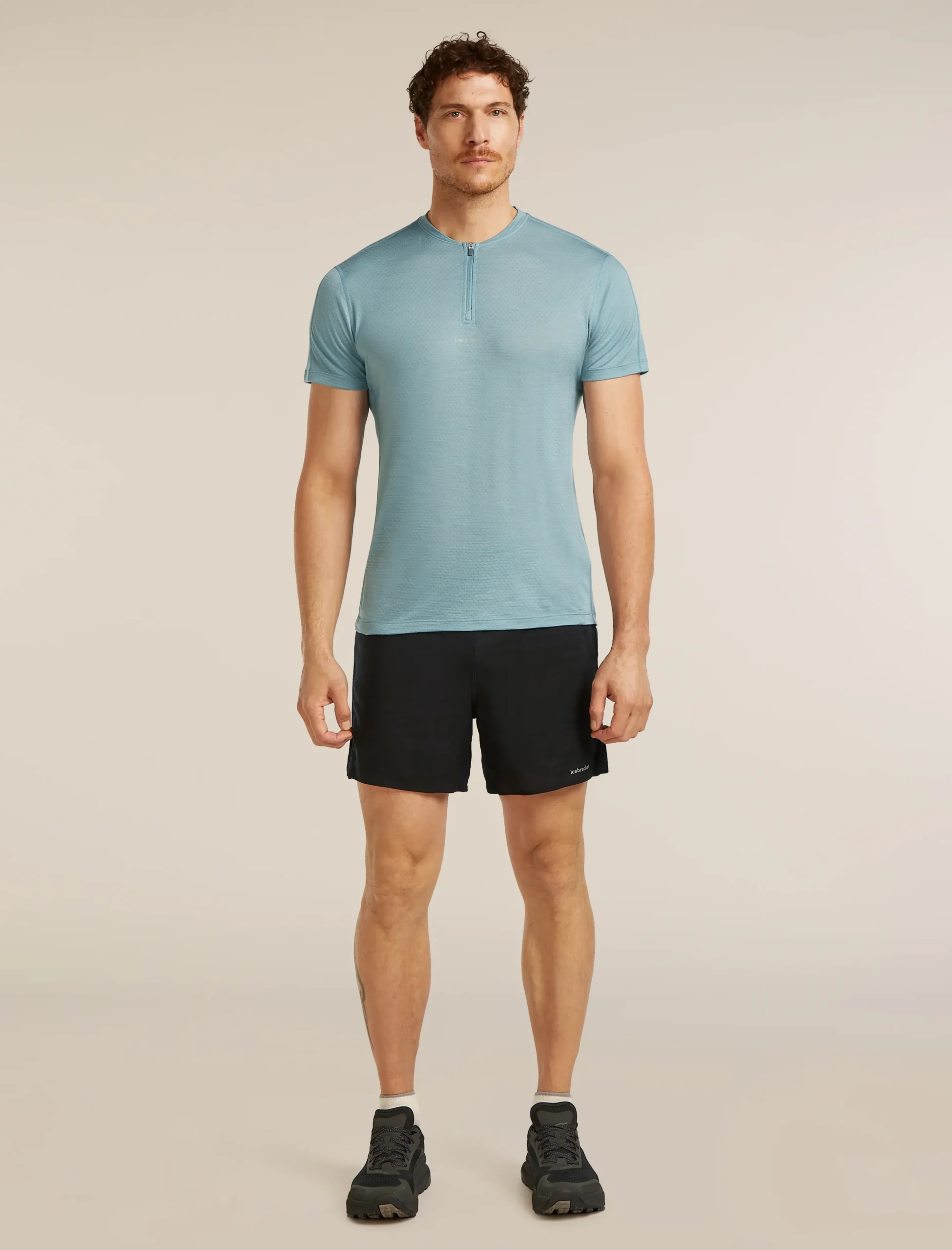 125 Speed T-Shirt mit Viertelreißverschluss