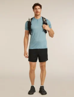 125 Speed T-Shirt mit Viertelreißverschluss