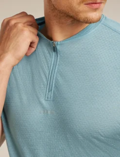 125 Speed T-Shirt mit Viertelreißverschluss