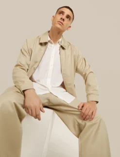 Twill-Hemdjacke