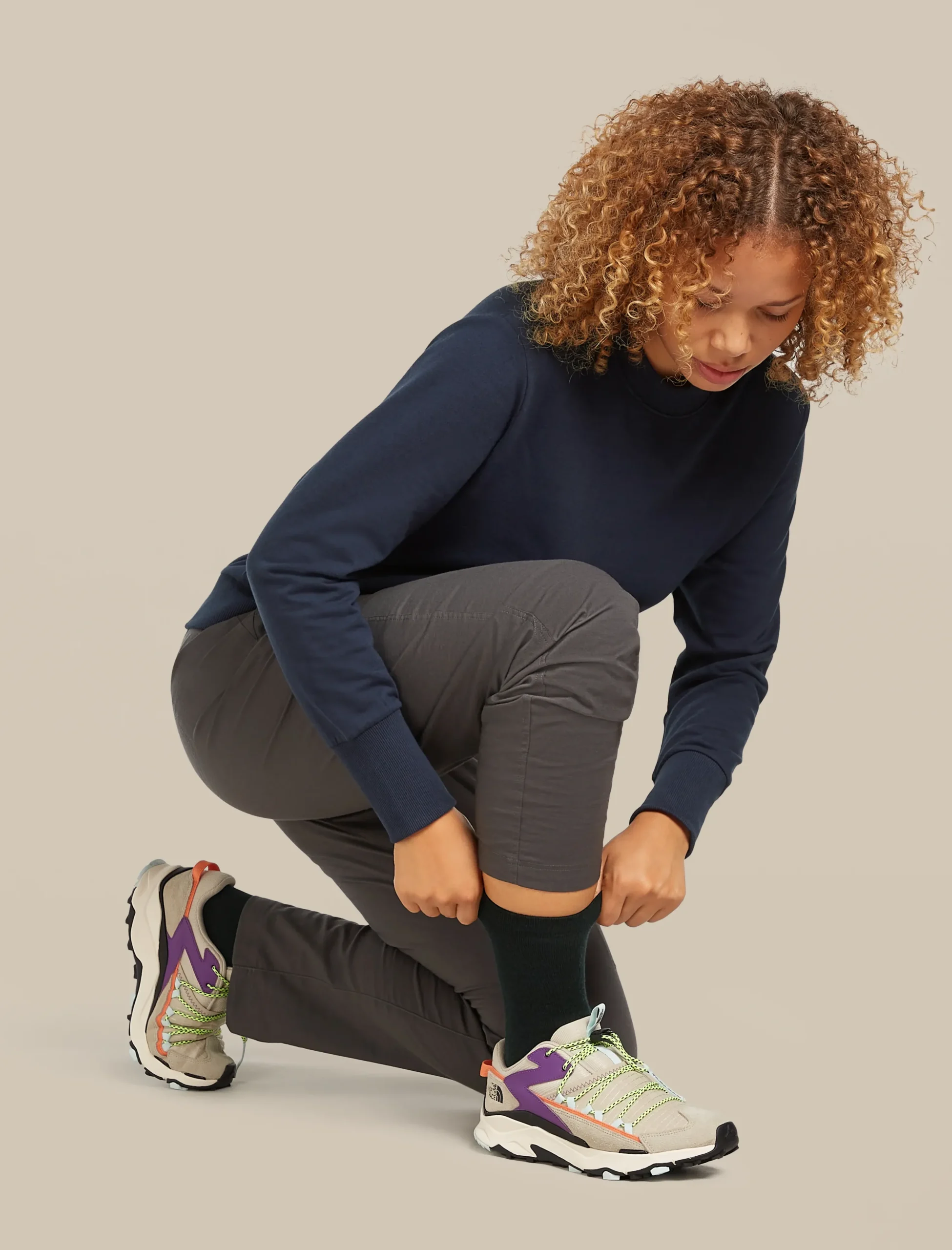 Women Lifestyle Crew-Socken