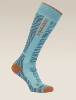 Women Ski+ Kniehohe Socken Mountain Contour