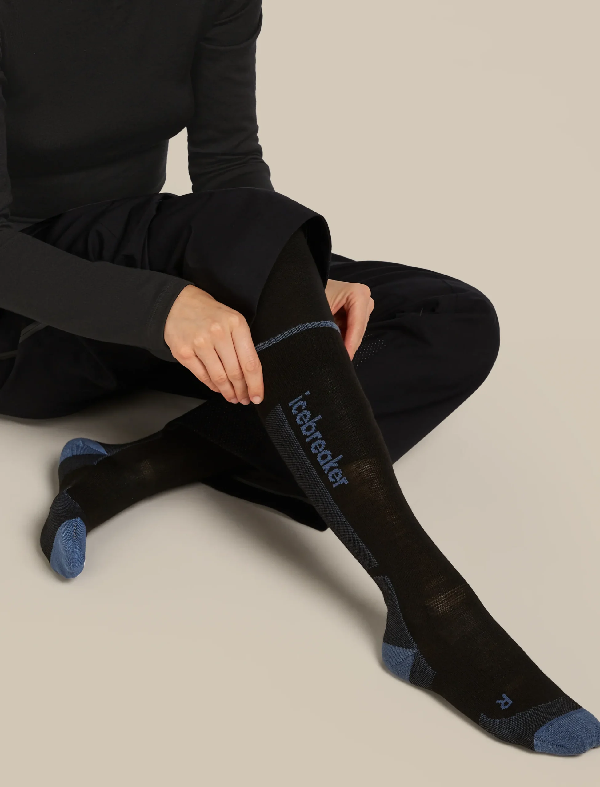 Women Ski+ Kniehohe Socken
