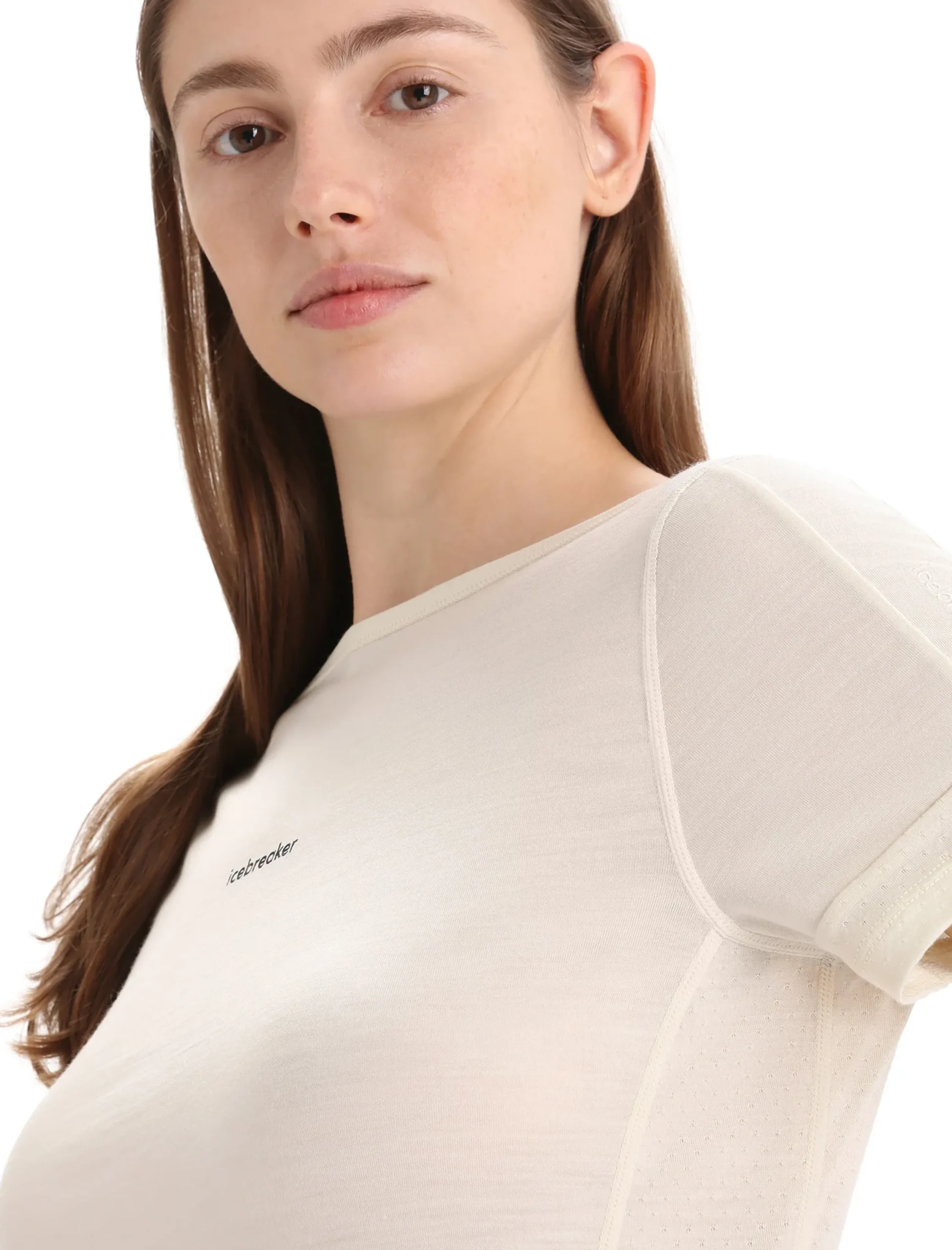 ZoneKnit™ Merino Scoop Back T-Shirt Damen