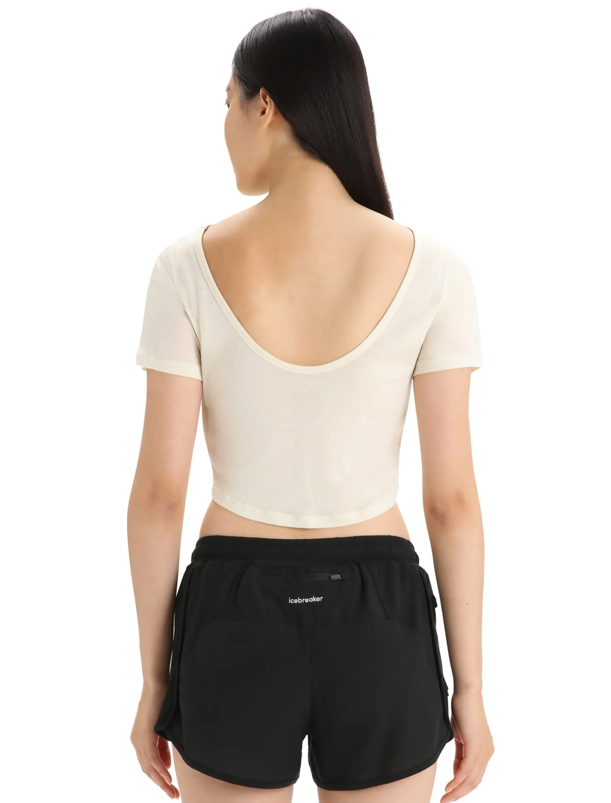 ZoneKnit™ Merino Scoop Back T-Shirt Damen