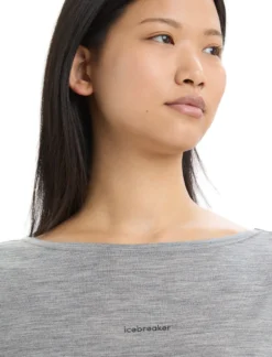 ZoneKnit™ Merino Scoop Back T-Shirt Damen
